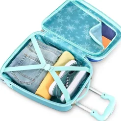 Samsonite - American Tourister unissex infantil Disney Hardside bagagem com rodas giratórias, congelada, 20 polegadas