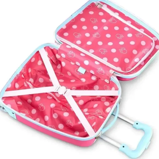 Samsonite - American Tourister unissex infantil Disney Hardside bagagem com rodas giratórias, Minnie Mouse, 20 polegadas