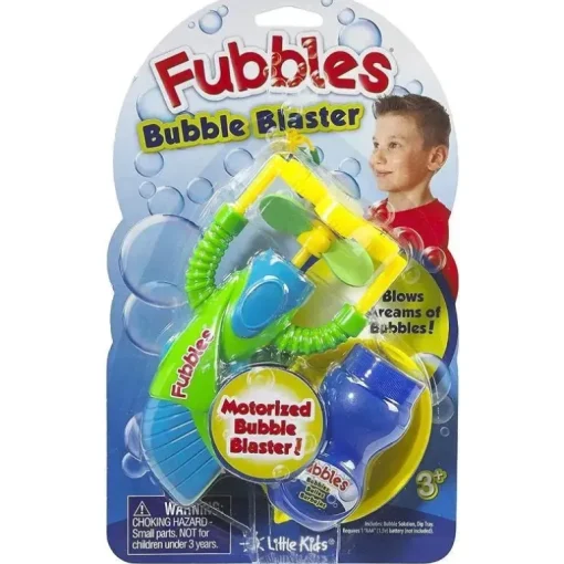 Sandy Ruben - Little Kids Fubbles Bubble Blaster, inclui 2 onças de solução de bolhas, as cores podem variar