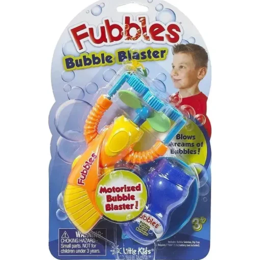 Sandy Ruben - Little Kids Fubbles Bubble Blaster, inclui 2 onças de solução de bolhas, as cores podem variar
