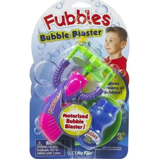 Sandy Ruben - Little Kids Fubbles Bubble Blaster, inclui 2 onças de solução de bolhas, as cores podem variar