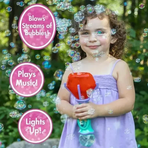 Sandy Ruben - Little Kids Disney Pequena Sereia Luzes e Som Musical Bolha Varinha