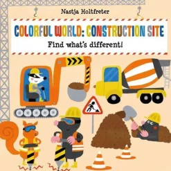 Sandy Ruben - mundo colorido, livro do bebê do canteiro de obras