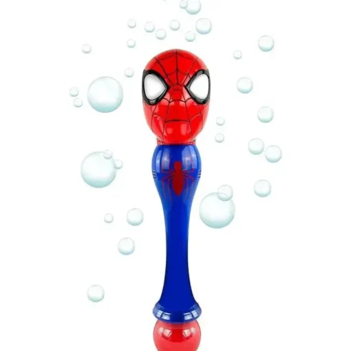 Sandy Ruben - Varinha de bolha iluminada do Homem-Aranha da Marvel para crianças pequenas