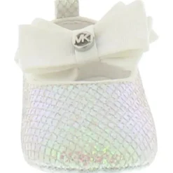 Sapatilhas de berço de bailarina Michael Kors Baby - Girl Day, brancas