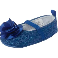 Sapatilhas Little Me Lace Glitter - Azul Medieval