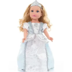 Sapatinhos e Tiara Boneca Little Adventures, Prata