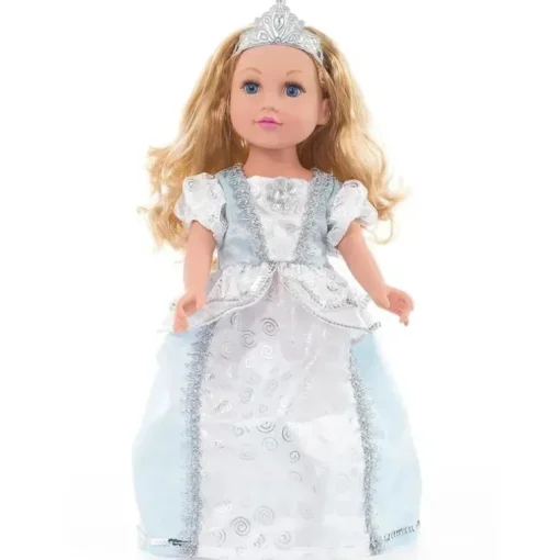 Sapatinhos e Tiara Boneca Little Adventures, Prata