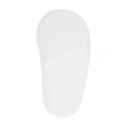 Sapato de berço de veado bebê, branco - tamanho 3 (6-9M)