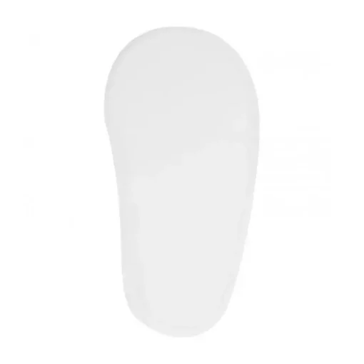 Sapato de berço de veado bebê, branco - tamanho 3 (6-9M)