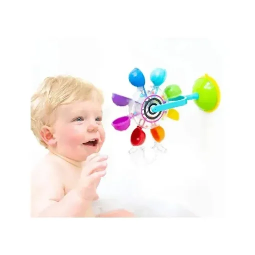 Sassy - Brinquedo de sucção de cachoeira giratória
