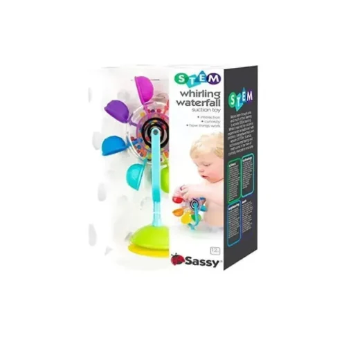 Sassy - Brinquedo de sucção de cachoeira giratória