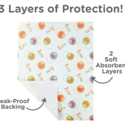 Sassy - Neat Solutions Almofadas multiuso da Vila Sésamo, 10 contagens