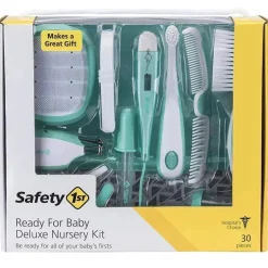 Segurança 1º - Pronto Para Bebê Dlx. Kit de Berçário, Pirâmide Aqua