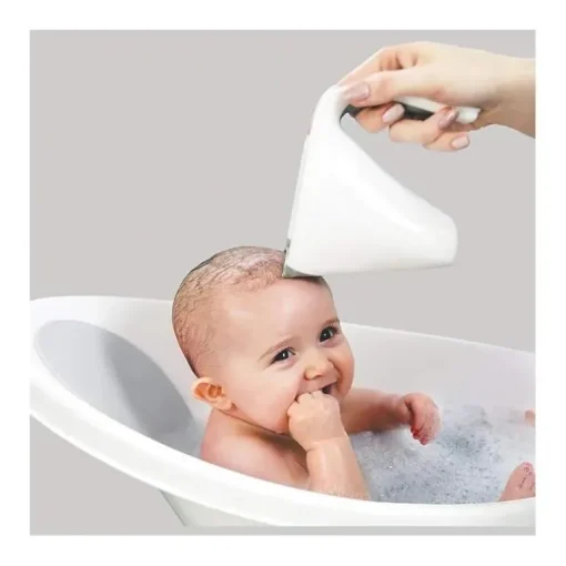 Shnuggle - Bath Rinse Jug, White/Grey