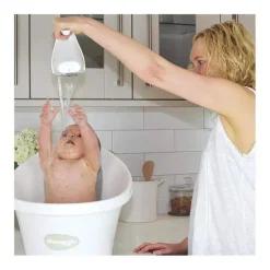 Shnuggle - Bath Rinse Jug, White/Grey