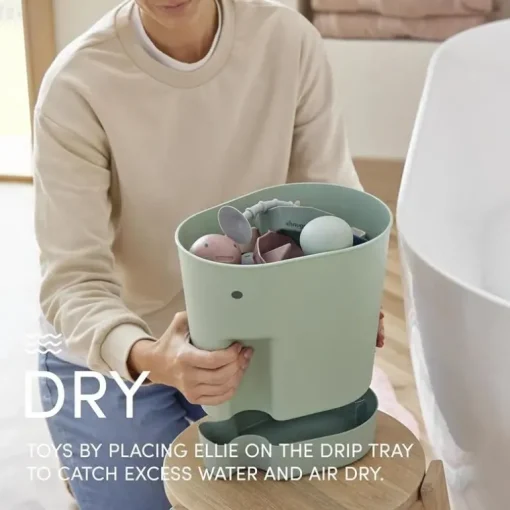 Shnuggle - Ellie Bath Toy Storage Scoop, Grey