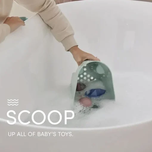 Shnuggle - Ellie Bath Toy Storage Scoop, Grey