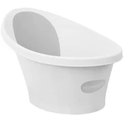 Shnuggle - Newborn Baby Bath With Plug, White