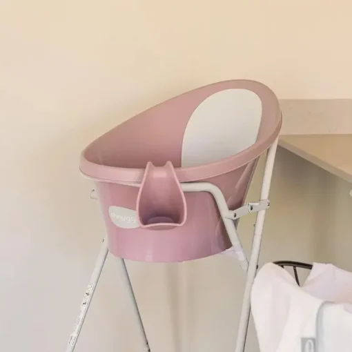 Shnuggle - Newborn Baby Bath With Plug, Blossom