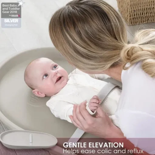 Shnuggle - Squishy Baby Changing Diaper Pad, Taupe