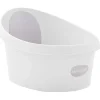 Shnuggle - Toddler Bath Tub, White & Grey