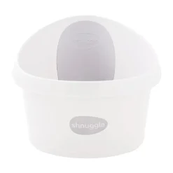 Shnuggle - Toddler Bath Tub, White & Grey