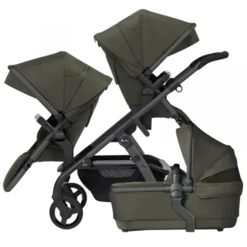 Silver Cross - Carrinho Duplo Wave, Cedro