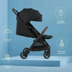 Silver Cross - Carrinho Leve Jet 5, Preto
