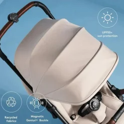 Silver Cross - Carrinho Leve Jet 5, Branco Amêndoa
