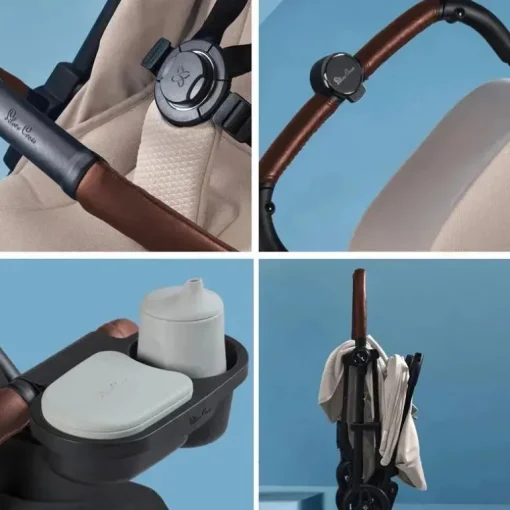 Silver Cross - Carrinho Leve Jet 5, Branco Amêndoa