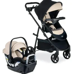 Sistema de viagem Britax Willow Brook S + com base anti-rebote alpina - Sand Onyx