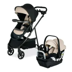 Sistema de viagem Britax Willow Brook S + com base anti-rebote alpina - Sand Onyx