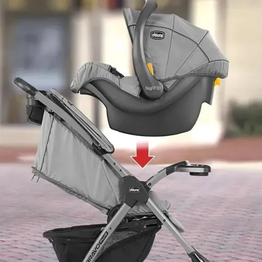 Sistema de viagem Chicco Mini Bravo Plus, Ardósia