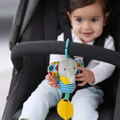 Skip Hop - Bandana Buddies Chime &amp; Teether Stroller Toy, Elefante.