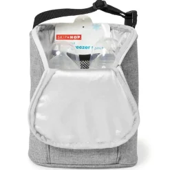 Skip Hop - Bolsa Dupla Garrafa Grab &amp; Go, Cinza Melange