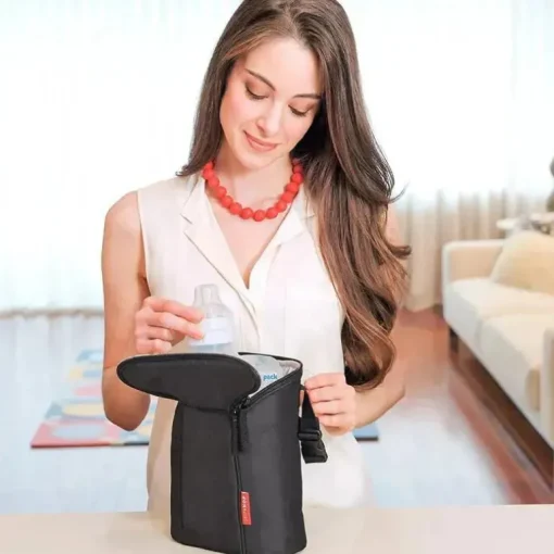 Skip Hop - Bolsa Dupla Garrafa Grab &amp; Go, Preta