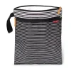 Skip Hop - Bolsa Grab &amp; Go Wet/Dry, listra preta e branca