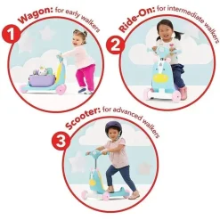 Skip Hop - brinquedo 3 em 1 do zoológico, unicórnio