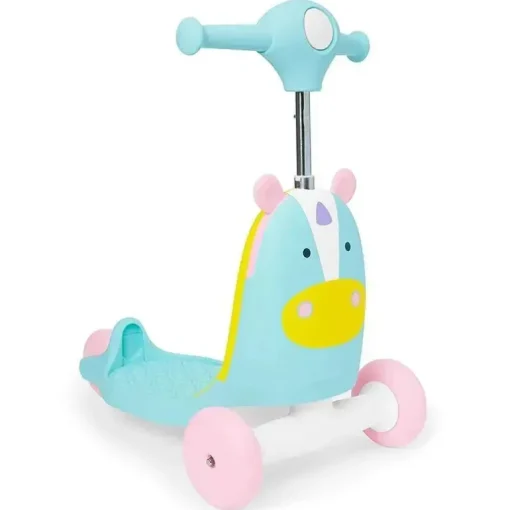 Skip Hop - brinquedo 3 em 1 do zoológico, unicórnio