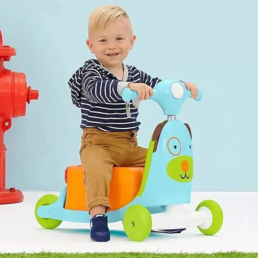 Skip Hop - brinquedo 3 em 1 do zoológico, cachorro