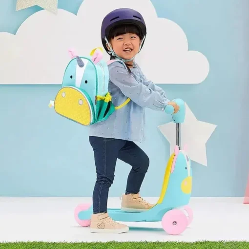 Skip Hop - brinquedo 3 em 1 do zoológico, unicórnio
