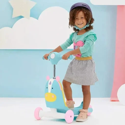 Skip Hop - brinquedo 3 em 1 do zoológico, unicórnio