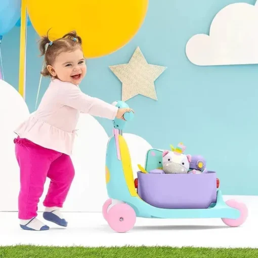 Skip Hop - brinquedo 3 em 1 do zoológico, unicórnio
