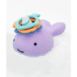 Skip Hop - Brinquedo de banho para bebê Zoo Narwhal Ring Toss