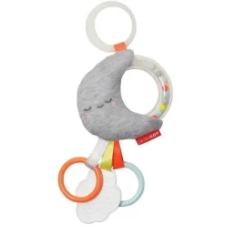 Skip Hop - Brinquedo para carrinho de passeio Silver Lining Cloud Rattle Moon