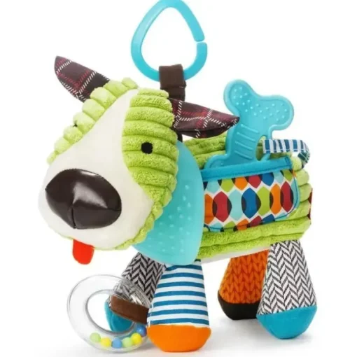 Skip Hop - Brinquedo para carrinho Bandana Buddies, Cachorro