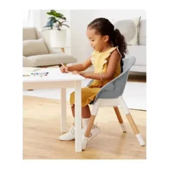 Skip Hop - Cadeira alta 4 em 1 EON cinza/branco