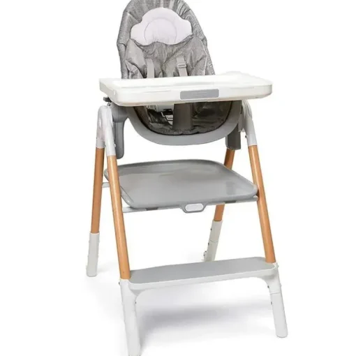 Skip Hop - Cadeira alta conversível Sit-to-Step, cinza