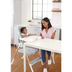 Skip Hop - Cadeira alta conversível Sit-to-Step, cinza